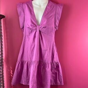 Steve Madden Bohemian style cotton lilac dress